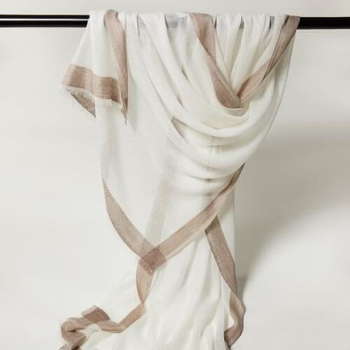 Pure cashmere shawl ladies autumn and winter warm thin four-frame Women Pashmina Ring pure cashmere scarf