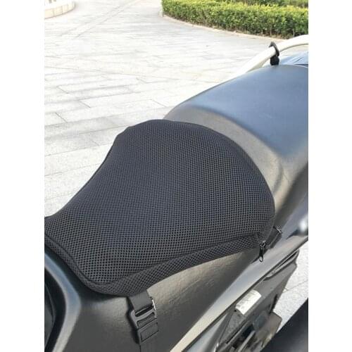 Universal Seat Cover 3D Motorcycle Seat Cushion Airbag Inflatable Breathable Non-slip Shock Absorption Seat Anti-Slip