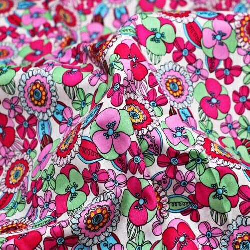 High quality 100%cotton print fabric for fashion dress, bed sheet, home decor, table cloth curtain cloth patchwork sewing tissue