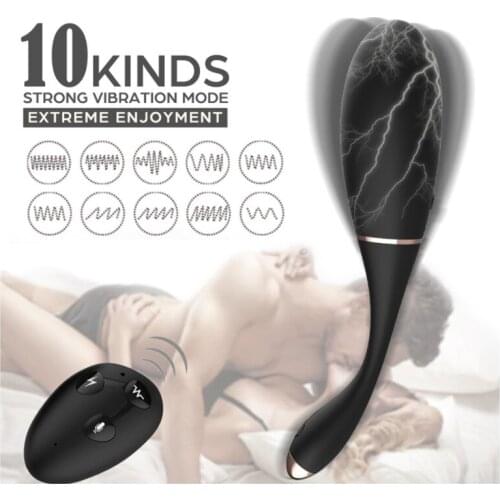 10 Speed Silicone Vibrating Jump Egg Remote Control Vibrator Clitoral Stimulator Vaginal G-spot Massager Sex Toy TD0313