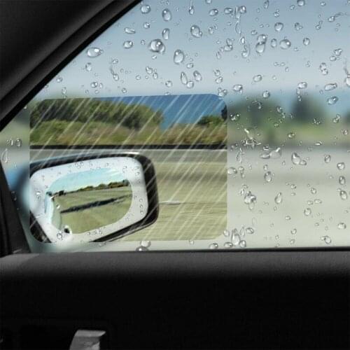 2pcs Rainproof Rearview Mirror Side Film Window Glass Protective Anti Fog And Rain HD Transparent Automobile