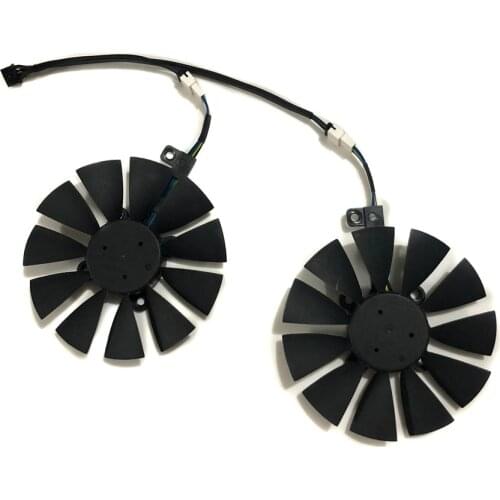 9010 T129215SU FDC10U12S9-C PLD09210S12HH GPU Cooler Fan For ASUS EX-GTX1060 GTX1070 Dual RX570 Graphics Card Cooling
