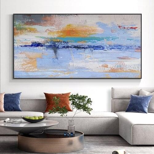 Abstract Textured Oil Pianting On Canvas 100% Hand Painted Modern Decorative Wall Art Picture For Living Room Home Decoration