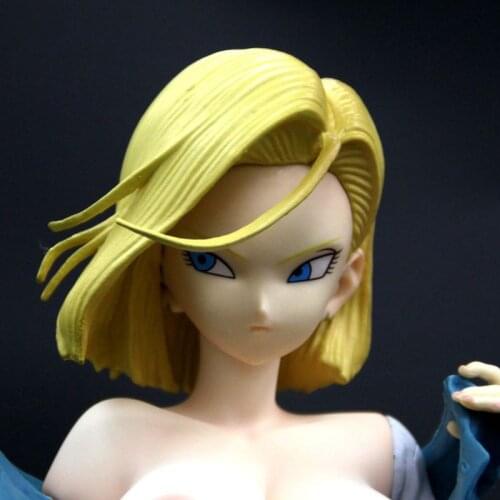 1/6 Scale DBZ GLITTER GLAMOURS Android 18 Jacket Standing Naked Sexy Resin GK Model Figure Collection Anime Figures