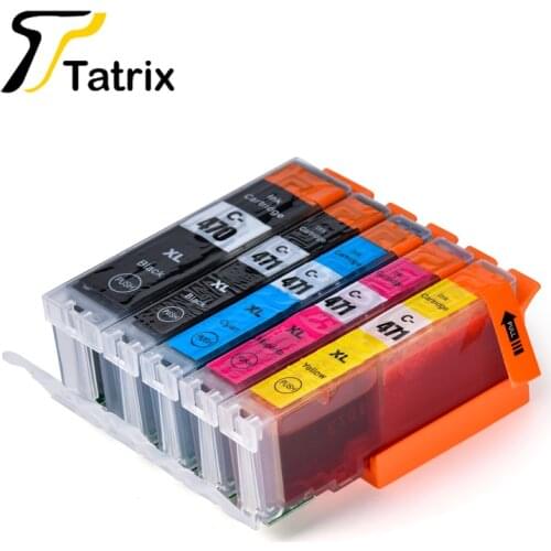 Tatrix For Canon PGI470 CLI471XL PGI470 CLI471 Ink Cartrdige For Canon PIXMA MG5740 MG6840 MG7740 Printer