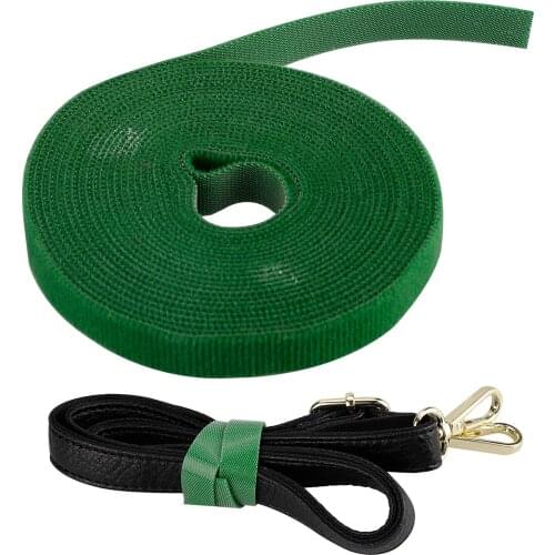 Greenhouse Lianas Fixed Straps Clip Plant Pot Vines Strapping Buckle Nylon Multi-purpose Reusable 5 Meters Self-Adhesive Hook