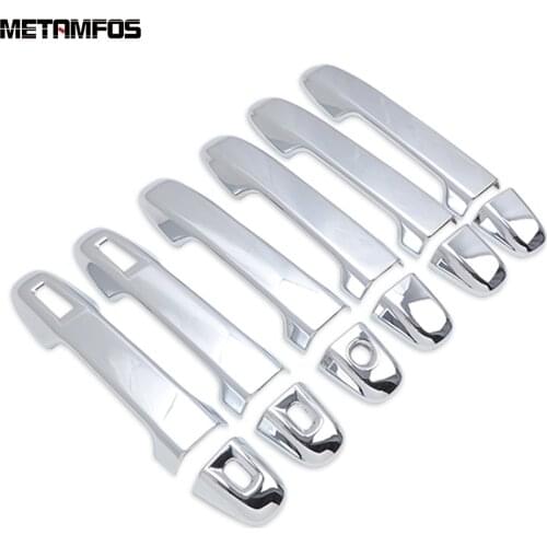 For Toyota Noah Voxy 2017 2018 Chrome Side Door Handle Catch Cap Cover Molding Trim Protection Exterior Accessories Car Styling