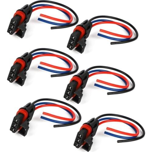 Pack-6 Pulse Power Plug Connector Pigtail for Polaris Ranger Crew XP 1000 2018-2019 / Ranger XP 1000 2018 Pulse Power Connector