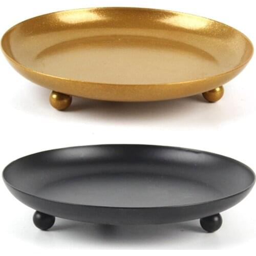Round Candle Holder Plates,Candlestick Stand for Wax Candles for Incense Cones Spa Wedding Home Party Decoration