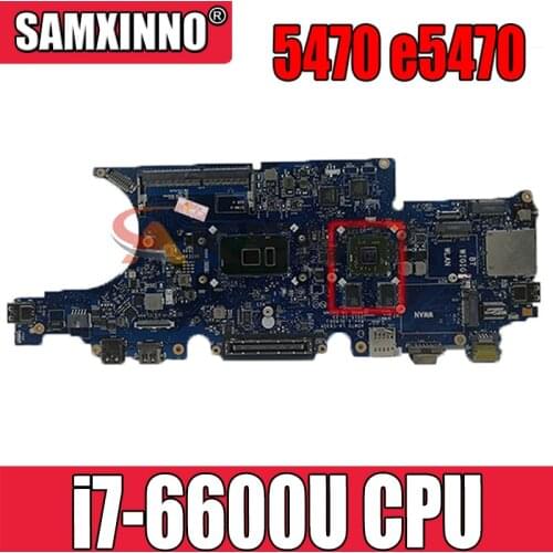 100% working for dell latitude 5470 e5470 motherboard 0NR58R ADM70 LA-C632P with i7-6600U cpu built in board and tested ok