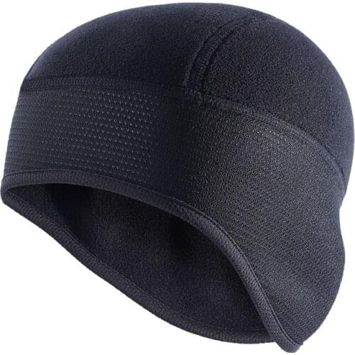 Fashion Unisex Winter Cycling Cap Windproof Thermal Bicycle Fleece Hat Helmet Liner