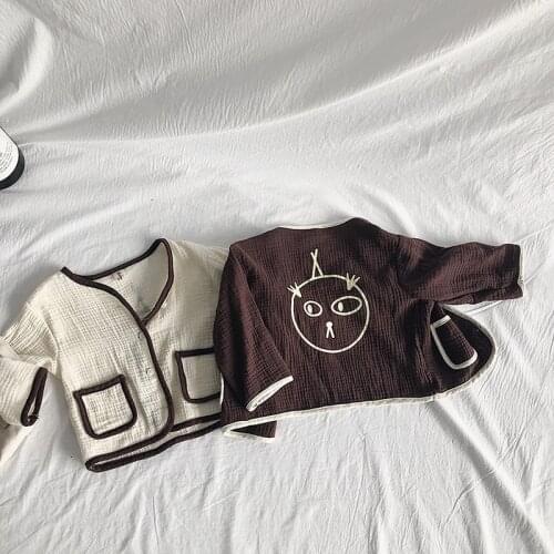 Autumn New Arrival Baby Girl Coats Casual Cotton Toddler Boy Jacket 1 2 3 4 5 Years Kids Clothes Cartoon Outwear Baby Jackets