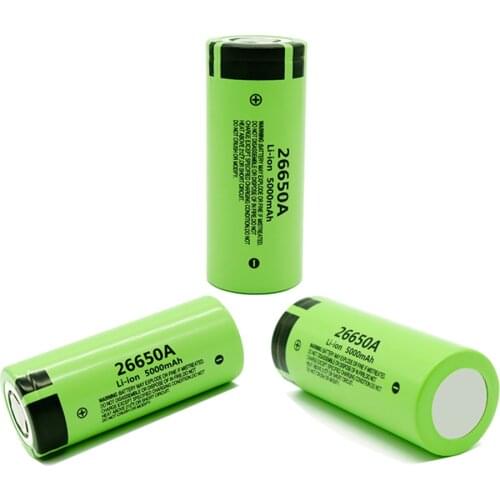 Original 3.7V 5000mAh 26650 Li-ion Rechargeable Battery for LED Flashlight Accumulator Battery All Kinds of Electronic Products