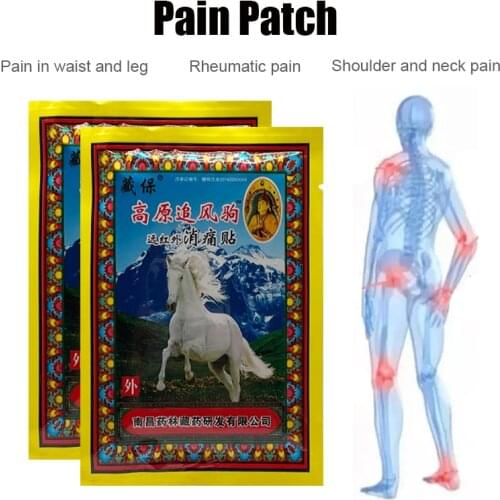 80PCS Plateau Chasing Foal Pain Relief Patch Rheumatoid Arthritis Neck Knee Orthopedic Herbal Medical Plaster Sticker