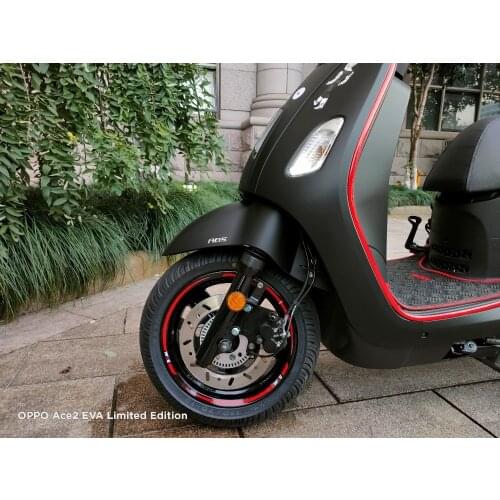 1 Set Motorcycle 12 Inch Wheel Tire Steel Rings Decorate Stickers Car Styling and Decals for SYM Fiddle 125 ABS