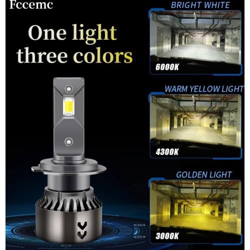 LED Car Light H1 H3 H4 H7 H11 9005 9006 9012 Lamps For Front Lights 75W 16800LM 3000K 4500K 6000K 12V CPS Bulbs Auto Headlights