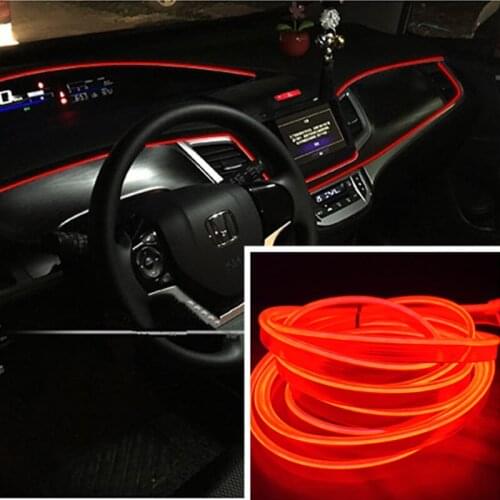 Haoyuehao 3M car led interior decoration inside the car atmosphere interior decoration lamp belt seam type 10 color is optional