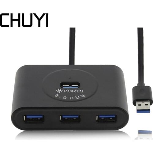 Usb Hub Usb 3.0 Hub 2.0 Multi Usb Splitter 4 Ports Super Speed Multiple 3 Hab Usb3.0 Hub Port Card Reader For Pc Laptop