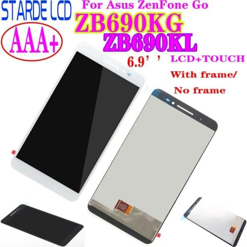 AAA+ 6.9" LCD For Asus ZenFone Go ZB690KG ZB690KL LCD Display Touch Screen Digitizer Assembly Replacement with Frame