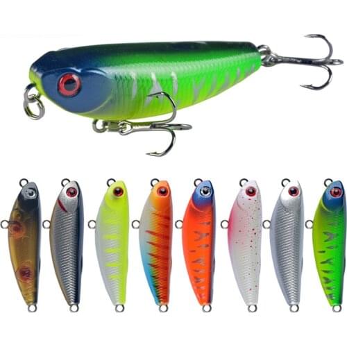 1pc Fishing Lures Good Pencil Bait 6# Hooks 8 Colors Available High Quaity Artificial Lifelike Crankbait Wobbler Fishing Tackle