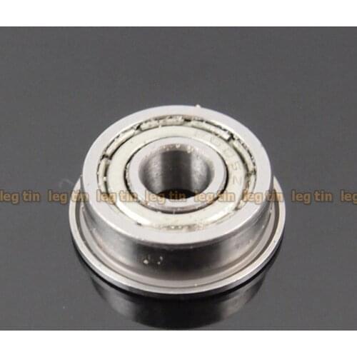 [10pcs] 5x14x5 mm F605zz Metal Flanged Ball Bearing Bearings