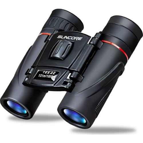 10X22 Binoculars High Power HD Zoom Outdoor Hunting Travel Folding Binoculars Telescope telescopes astronomic monocular