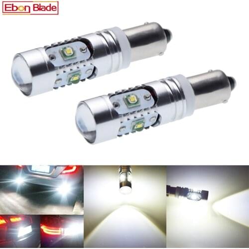 2Pcs High Power Canbus Error Free White BAY9S H21W 64136 XBD 25W Auto LED Lights Reverse Parking Bulb Lamp Car Styling 12V DC