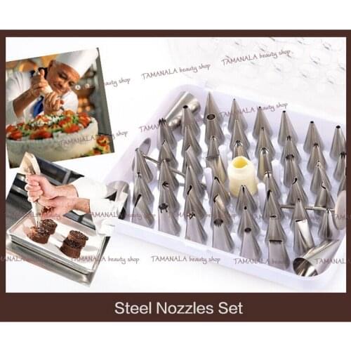 2017 brand new arrival! 52 pcs Icing Piping Nozzles Tips Set Cake Decorating Sugar craft Fondant Dessert