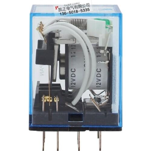 5 pieces Original brand new genuine small omron relay MY4NJ MY4N-J DC12V 14 feet free shipping