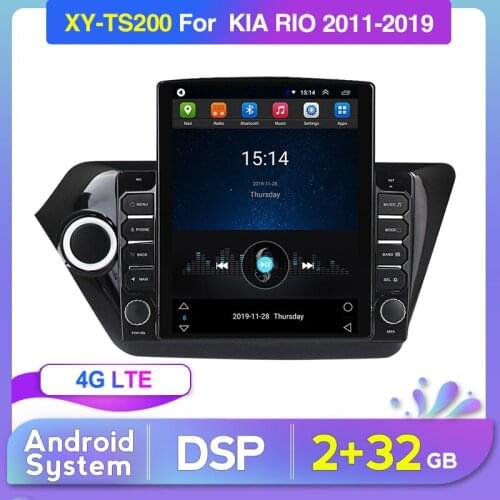 2G+32G Car radio 9.7" screen For KIA RIO 3 2011 2012 2013 2014 2015 2016 with bluetooth wifi Automotive MP5 player swc