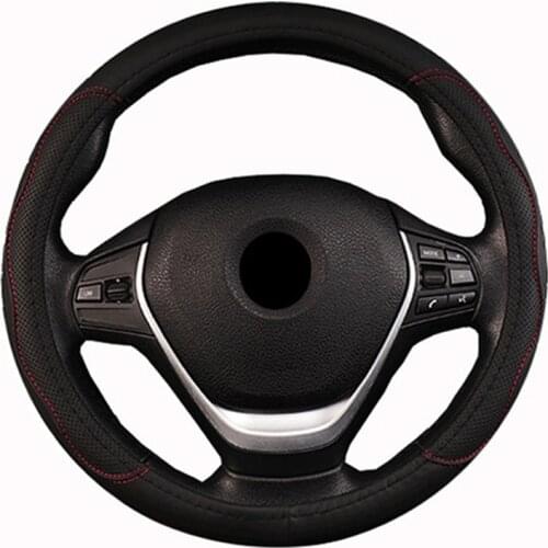 Car Steering Wheel Cover Fit 36CM 14.2" S Size For Chevy Spark 2013 Toyota Prius 2010-2016 Toyota 86 2017 2018 Steering-Wheel