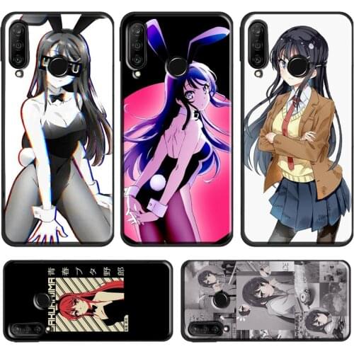 Sakurajima Mai Case For Huawei P Smart 2019 Z P30 Lite P20 P40 Pro Mate 20 Lite Honor 10 i 8X 9X Nova 5T