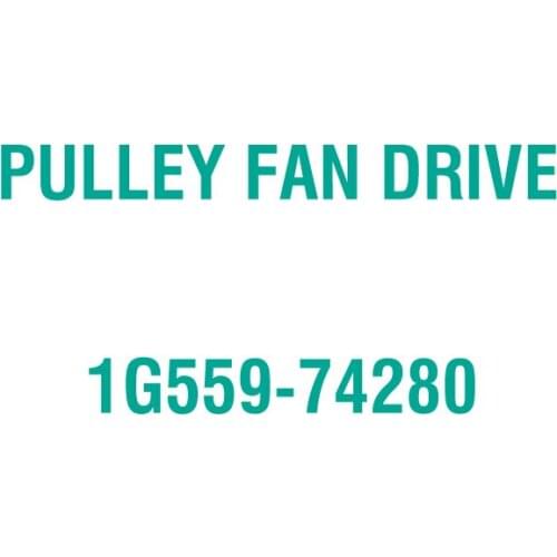 For Kubota 1G559-74280 PULLEY FAN DRIVE