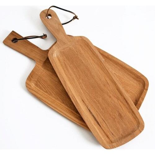 Oak chopping board bread tray snack board sushi board gourmet photo props hotel supplies serving board charcuterie board