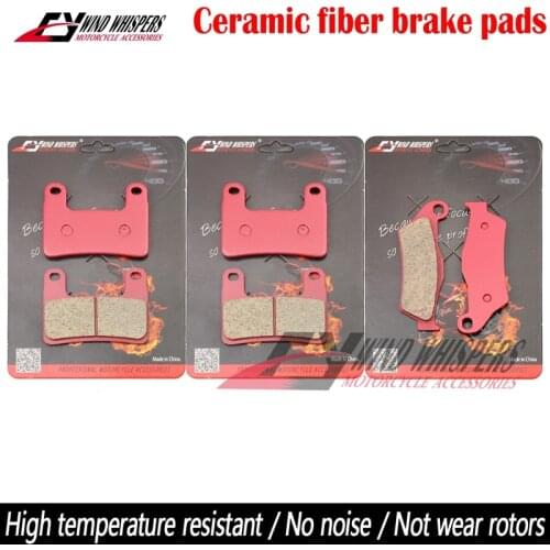 Motorcycle Ceramic Front Rear Brake Pads For Honda ADV 750 H (ADV X DCT) ADV750 2017 2018