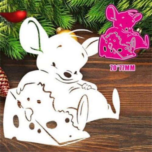Mouse Metal Cutting Dies for Scrapbooking Handmade Tools Mold Cut Stencil New 2021 DIY Card Make Mould Model Craft Decoration