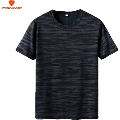 Fashion Men T Shirts Sports Summer Top Jogging Tees Mens Clothing Short Sleeve Casual O Neck Cotton Fitness T-shirt Sportwear