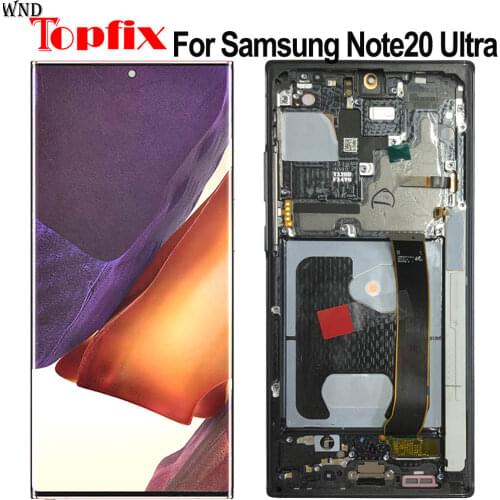 ORIGINAL AMOLED Note 20 Ultra LCD For Samsung Galaxy Note20 Ultra Display SM-N985F SM-N985F/DS 5G N986b Touch Screen Digitizer