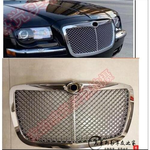 Front Chromed Grille Grill Overlay Trim For Chrysler 300C 2005 2006 2007 2008 2009 2010