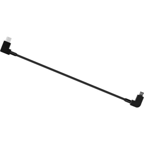 Type-C Male to Micro USB Male Right Angle Data Sync and Charge Adapter Cord