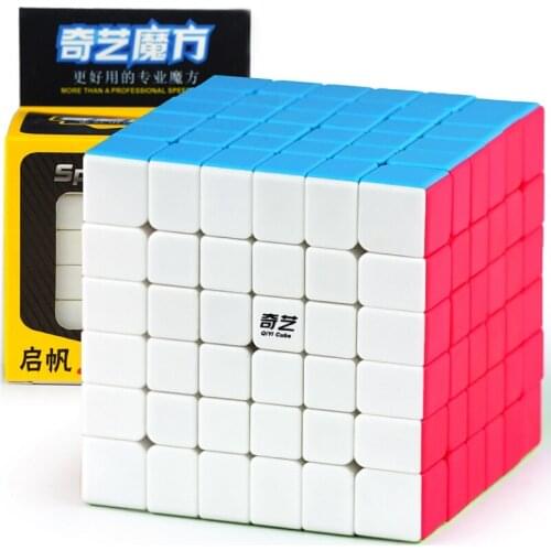 Qiyi Qifan S 6x6 Magic Neo Cube Puzzle Toy NEW 6x6x6 Professional Speed Cubes Educational Toys Champion Competition Cube Cubo
