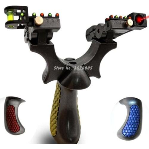 Resin Slingshot Hunting Precision Catapult Level Aiming Outdoor Shooting With Flat Rubber Band Outdoor Games Sling Shot Bow