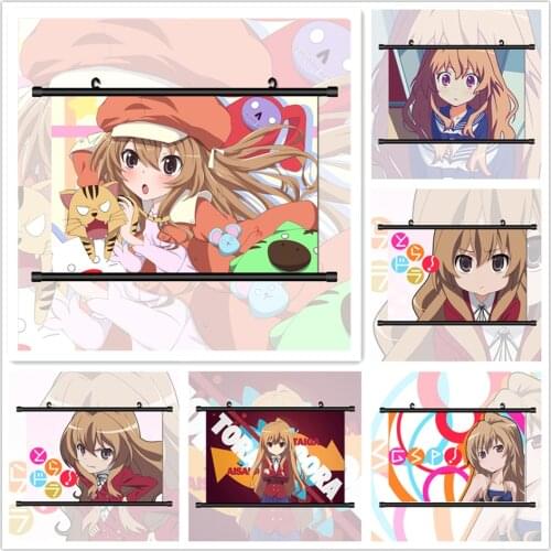 WTQ Toradora! Aisaka Taiga Anime Manga Retro Poster Canvas Painting Anime Posters Wall Decor Poster Wall Art Picture Home Deco