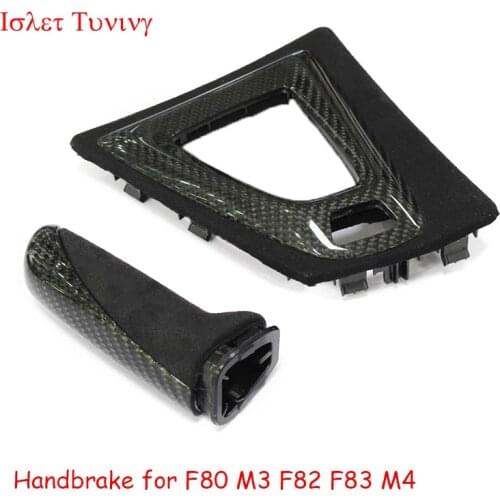 Replacement F80 Handbrake and Gear Frame for BMW M Series F80 M3 F82 F83 M4 Carbon Fiber Controler Parking Handbrake Part Trims