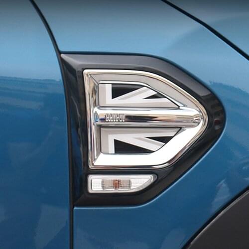 4Pcs/Set Union Jack Crystal Epoxy Side Fender Sticker Decals Decoration Car Styling For MINI Cooper F60 Countryman 2017-2018