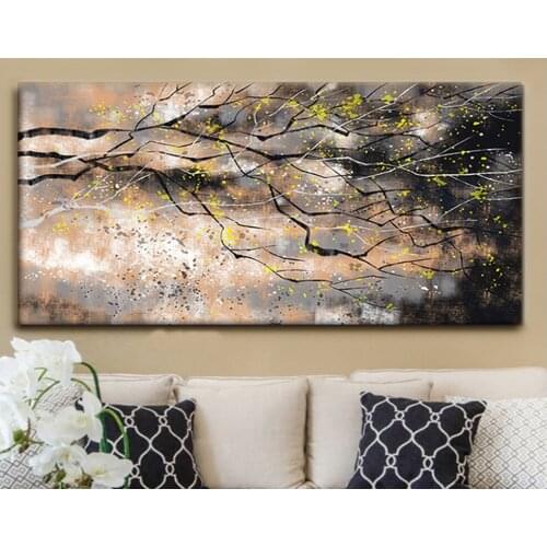 Abstract Plant Tree Art Diy Diamond Painting Cross Stitch Full Square Round Diamond Embroidery Mosaic Black White DecorZP-4575