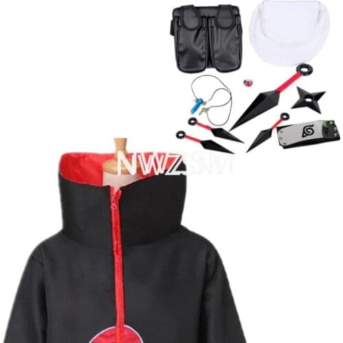 Anime Accessories Ninja Hatake Kakashi Uchiha Sasuke Kunai Shuriken Akatsuki Throwing Weapon Props Cosplay Toy Darts