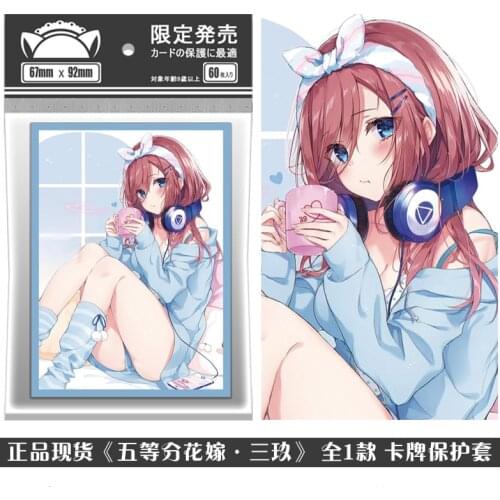 Anime The Quintessential Quintuplets Nakano Miku Tabletop Card Case Cosplay Cartoon Storage Box Case Holder Collection Gifts