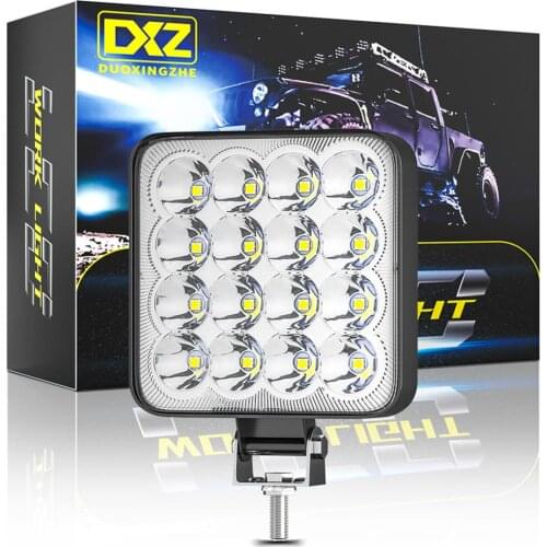 Dropship 48W DC9V-60V LED Work Light 1200LM Square LED Light Super Bright Daylight White Light for Car, Motorcycle, Trucks Car