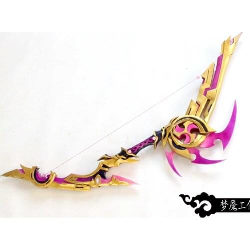 Game Genshin Impact Yoimiya Thundering Pulse Bow for Game Party Costume Prop Accessories Weapon Halloween Carnival Fancy Party